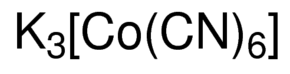 Potassium Hexacyanocobaltate (III) Chemical Structure